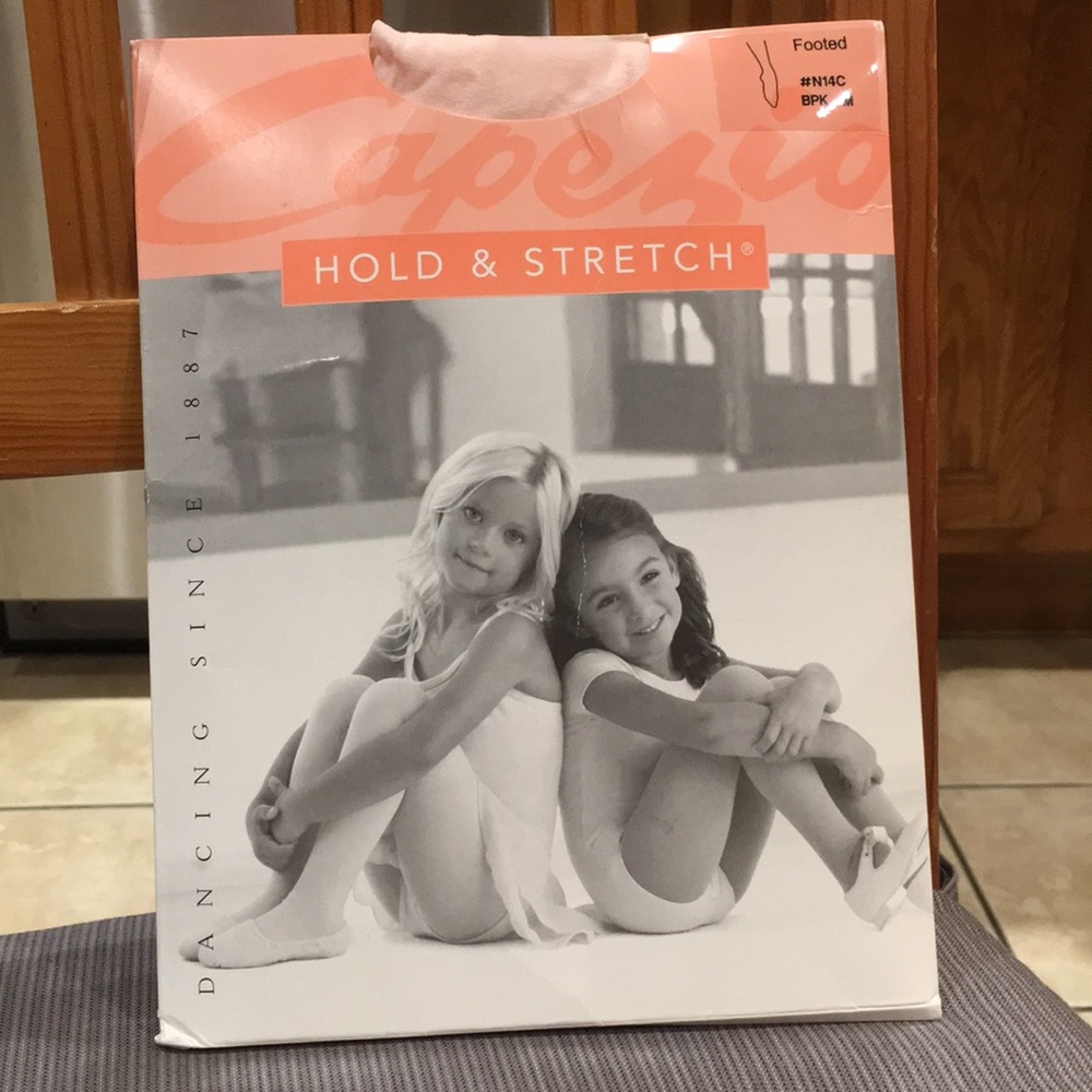 Capezio footed semi-opaque tights